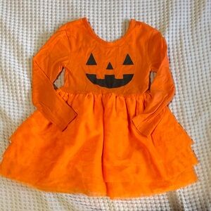 Old Navy Bright Orange Pumpkin Costume Dress